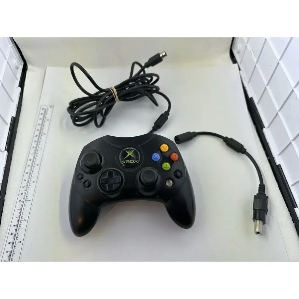 Microsoft Xbox Original Controller S Type OEM with Breakaway Cable Tested Works